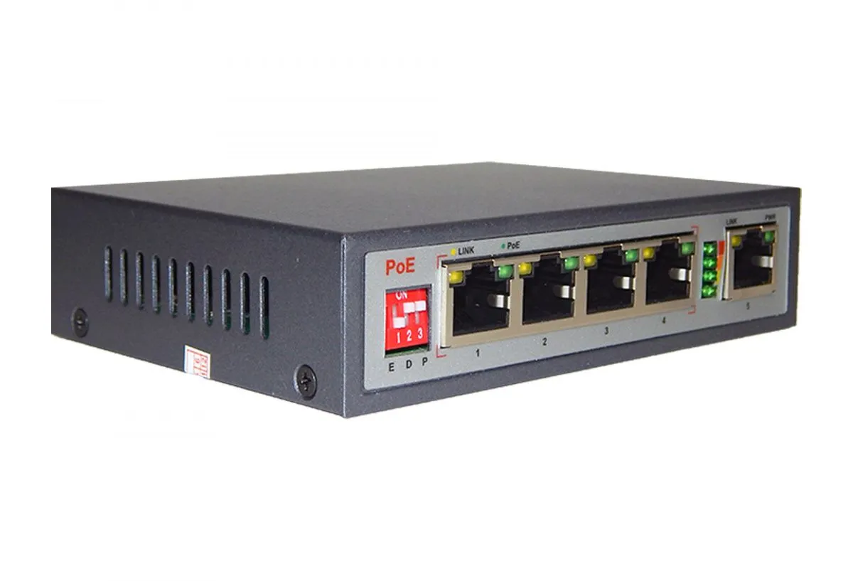 Неуправляемый сетевой коммутатор «Тромбон IP-К04» исполнение 2